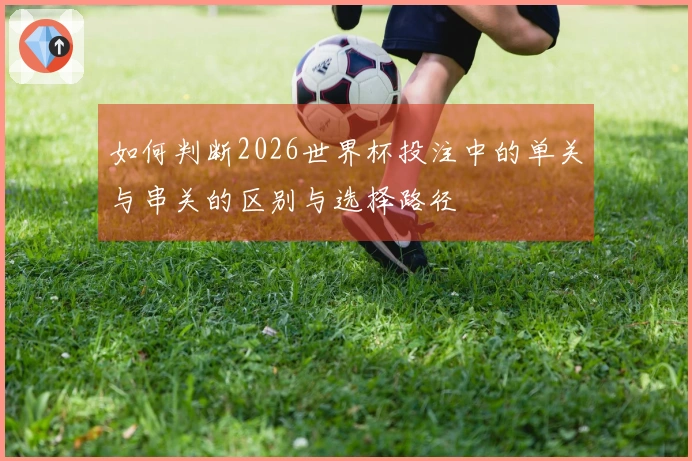 如何判断2026世界杯投注中的单关与串关的区别与选择路径