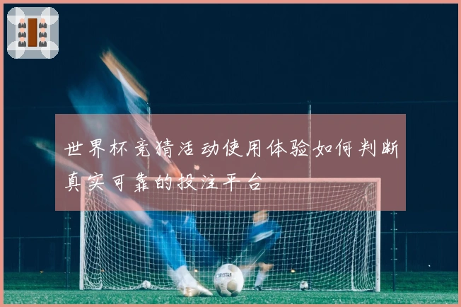 世界杯竞猜活动使用体验如何判断真实可靠的投注平台